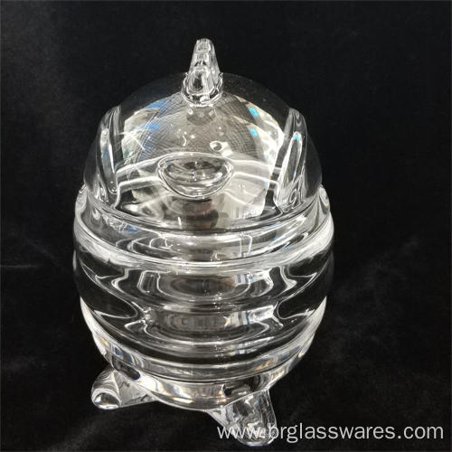 Chick Shaped Easter Egg Glass Jar